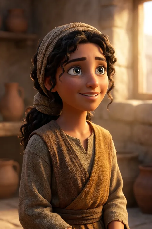Portrait de La Petite Servante de Naaman