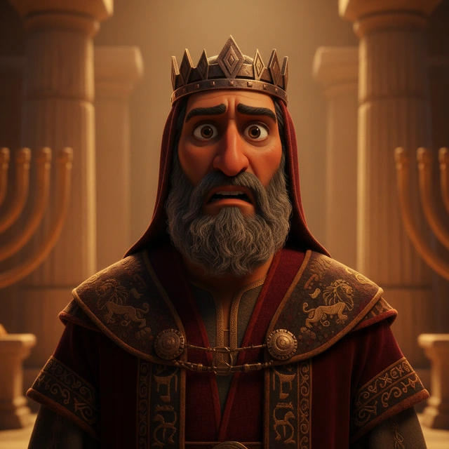 Portrait de Achaz, roi de Juda