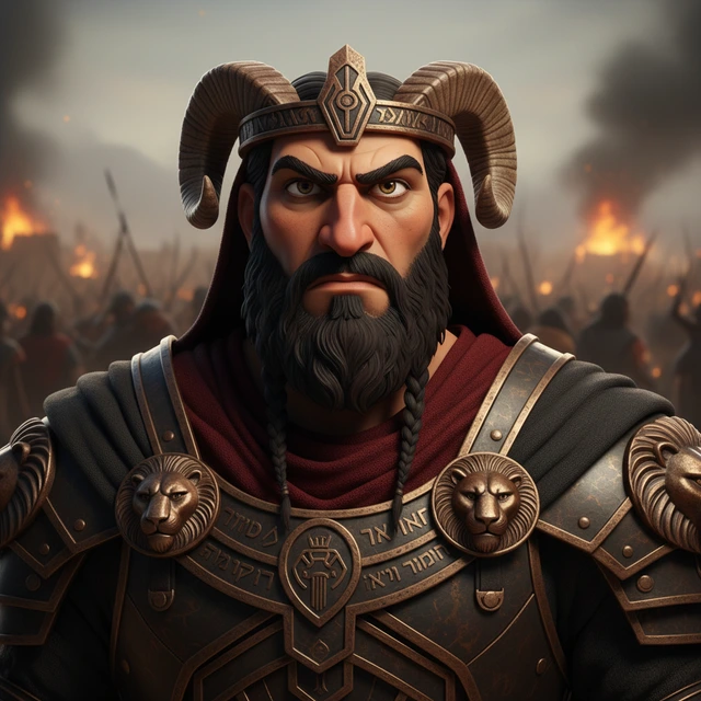 Portrait de Baasha, roi de Israël