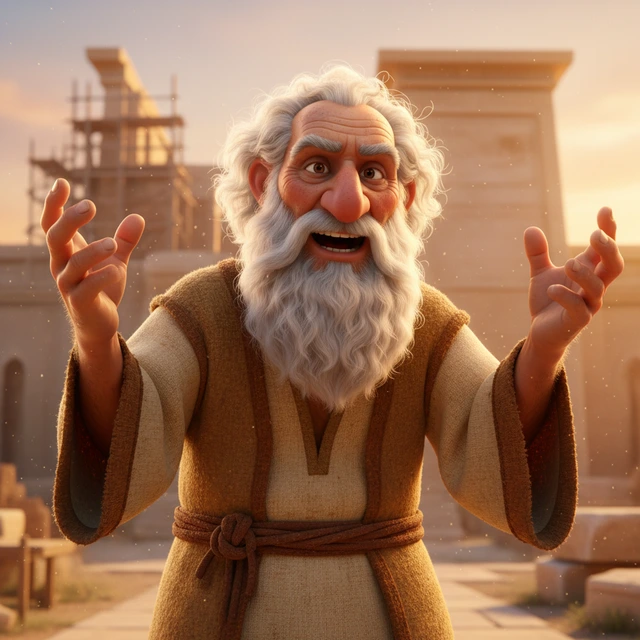 Portrait de Aggée, prophète de la période postexilic