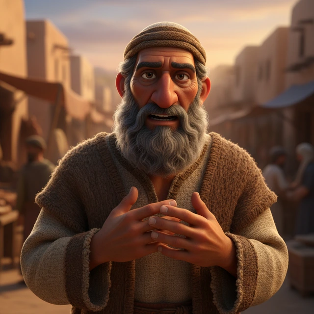 Portrait de Amos, prophète de la période israel