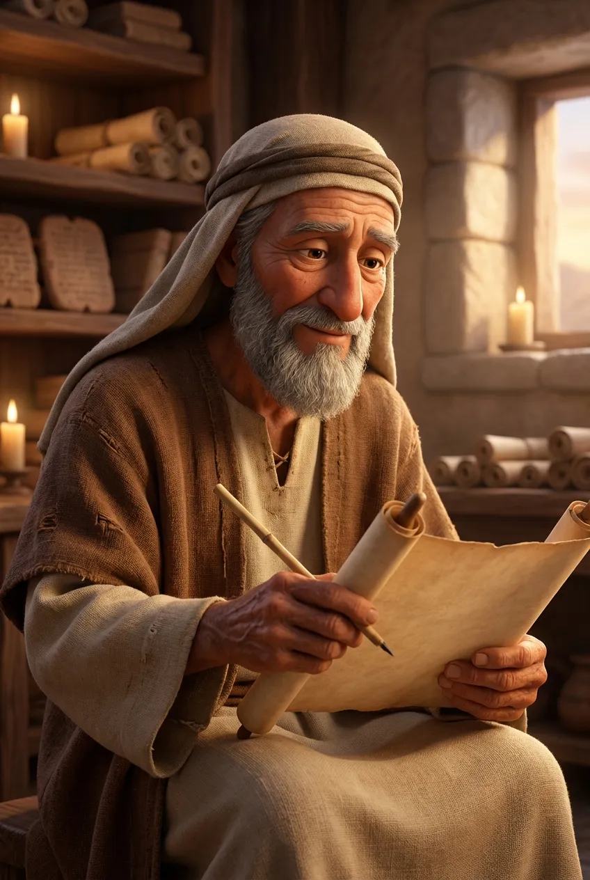 Portrait de Iddo, prophète de la période united