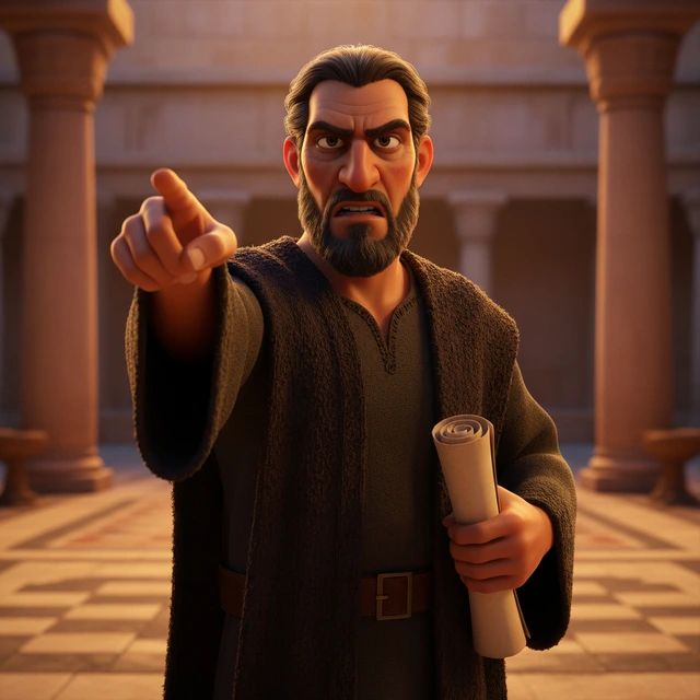 Portrait de Jéhu fils de Hanani, prophète de la période israel