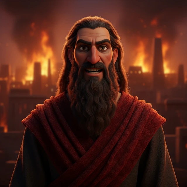 Portrait de Nahum, prophète de la période judah